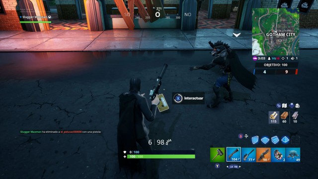 fortnite battle royale temporada x temporada 10 desafios sin tiempo desafio el visitante grabaciones ubicacion localizacion donde estan gotham city