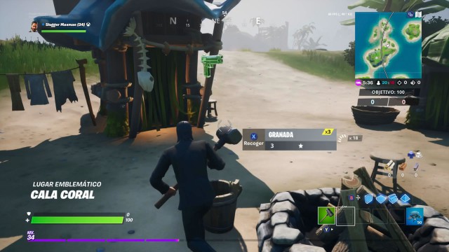 fortnite capitulo 2 temporada 1 desafios trato del astillero desafio visita lanzamiento de lanchas cala coral y estanque de pescaos