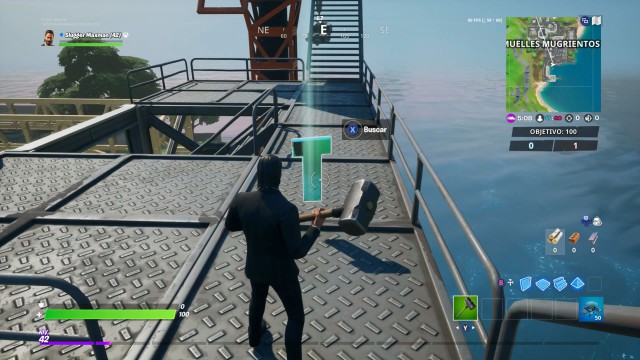 fortnite capitulo 2 temporada 1 desafios trato del astillero desafio busca la letra t escondida en la pantalla de carga de trato del astillero