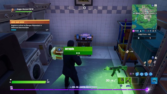 fortnite capitulo 2 temporada 1 desafios hide and seek desafio registra cofres en parque placentero o albercas adormecidas