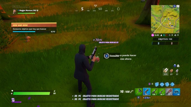 Desafío De Fortnite Consume Objetos Que Hay Que Buscar