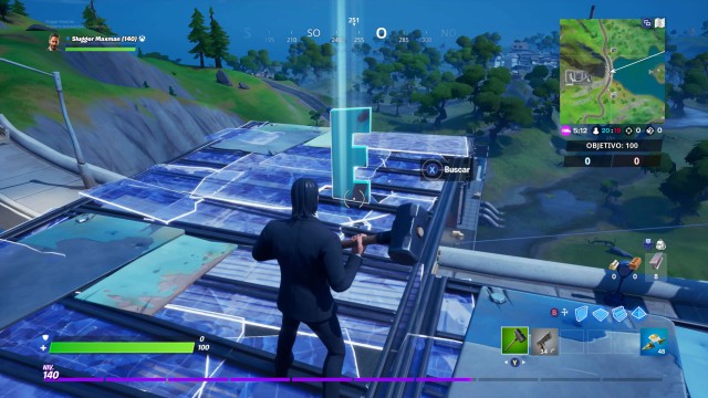 fortnite capitulo 2 temporada 1 desafios a ello desafio busca la e escondida en la a ello pantalla de carga