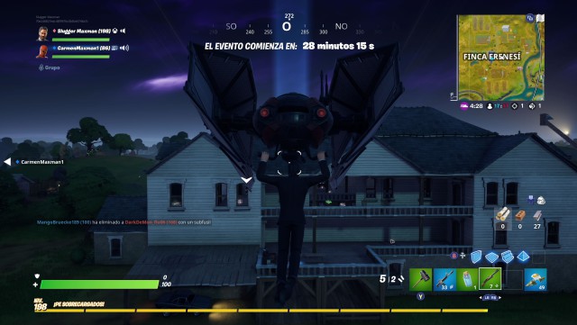 fortnite evento star wars el ascenso de skywalker