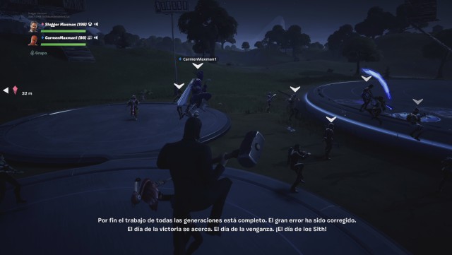 fortnite evento star wars el ascenso de skywalker