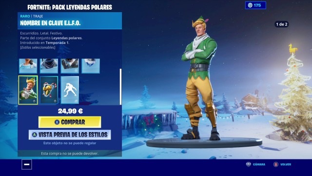 fortnite capitulo 2 pack leyendas polares