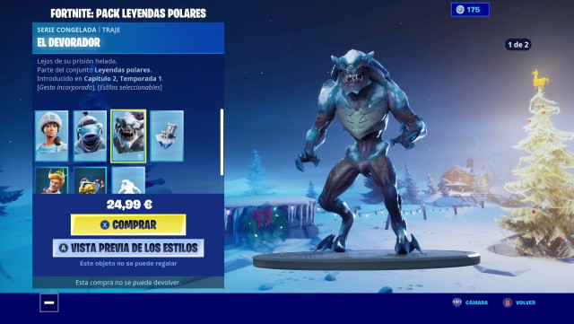 fortnite capitulo 2 pack leyendas polares