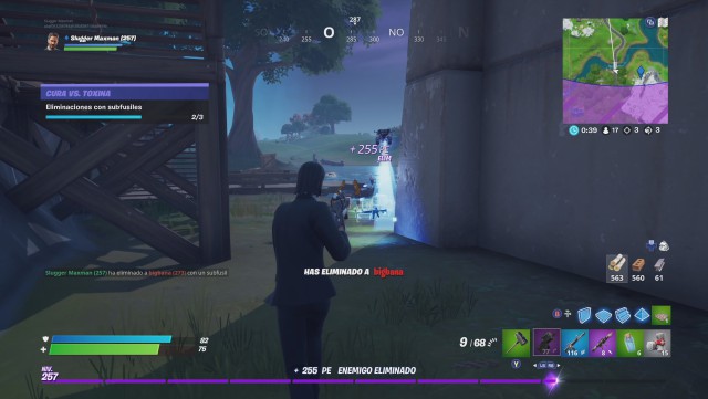 fortnite capitulo 2 temporada 1 desafios cura vs toxina desafio eliminaciones con subfusiles