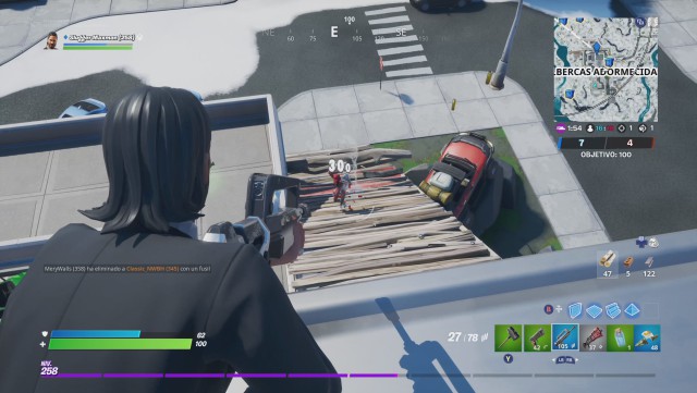 fortnite capitulo 2 temporada 1 desafios cura vs toxina desafio inflige daño con un arma comun poco comun y rara en una misma partida
