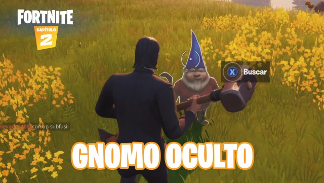 fortnite capitulo 2 temporada 1 desafios bola 8 vs bola blanca desafio encuentra los gnomos ocultos entre vista bonita una choza de madera y una casa grande