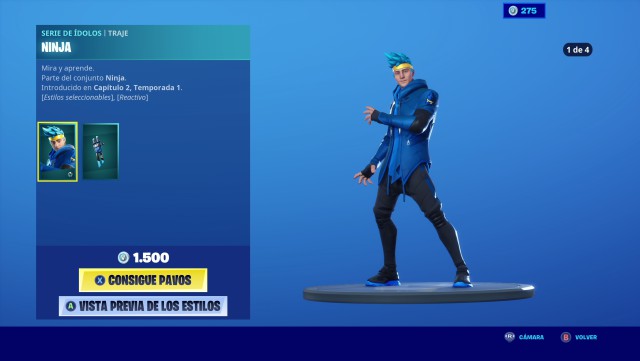 Ninja Fortnite Part 1 Fortnite Ya Disponible El Skin De Ninja Como Conseguirlo Meristation