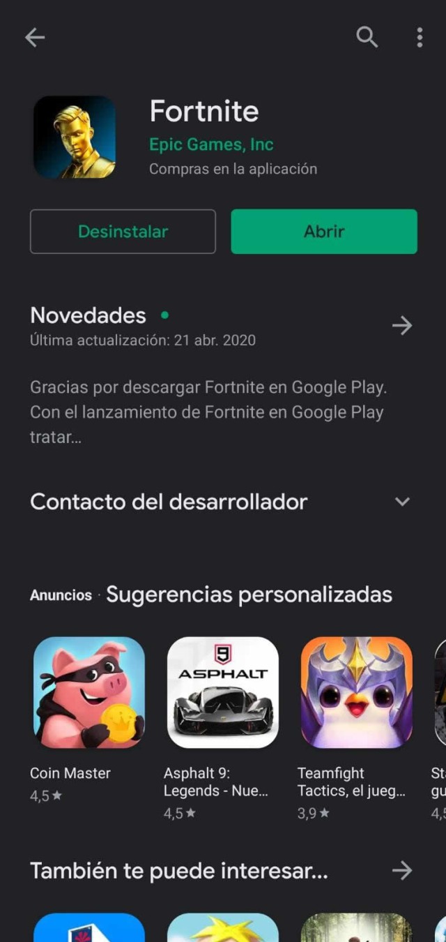 fortnite como descargar gratis android 2020