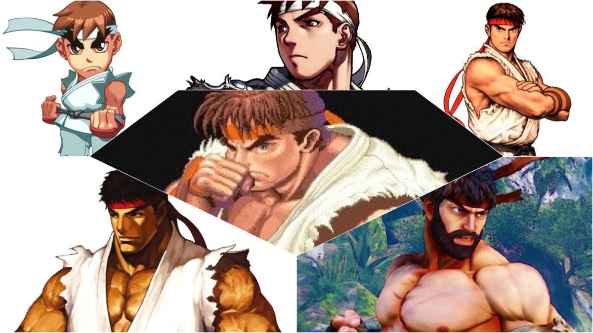 recoger Todo tipo de Tamano relativo La evolución de Ryu (Street Fighter) en estos 33 años de historia -  MeriStation