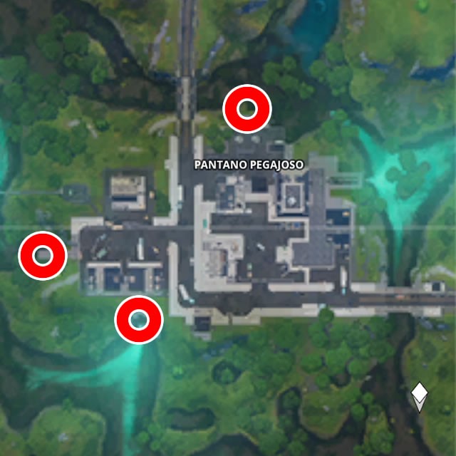 fortnite capitulo 2 temporada 1 desafios cameo vs chic atrapa un objeto con una caña de pescar en distintas ubicaciones con carteles de no pescar mapa