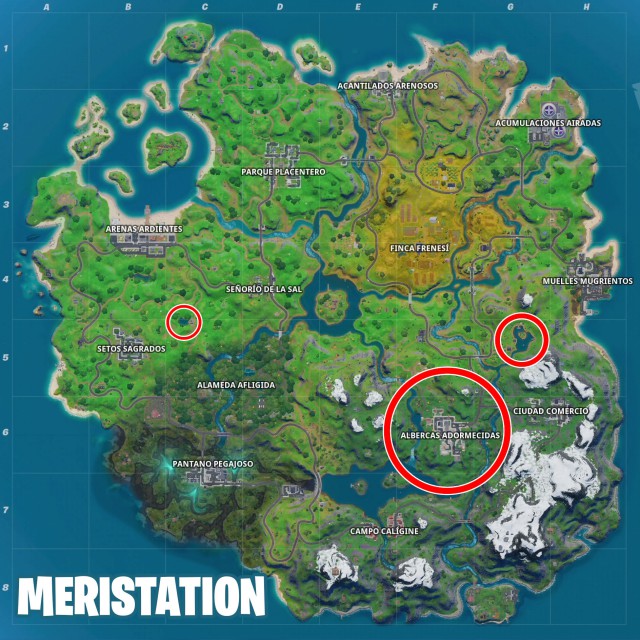 fortnite capitulo 2 temporada 1 desafios cameo vs chic desafio pesca un pez en lago canoa albercas adormecidas y estanque de pescaos mapa