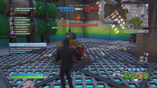 fortnite capitulo 2 temporada 1 desafios amor y guerra desafio coloca o desactiva una bomba en partidas de buscar y destruir