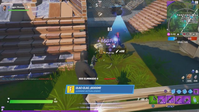 fortnite capitulo 2 temporada 2 desafios informe de brutus desafio inflige daño con 2 armas diferentes en un plazo de 10 segundos