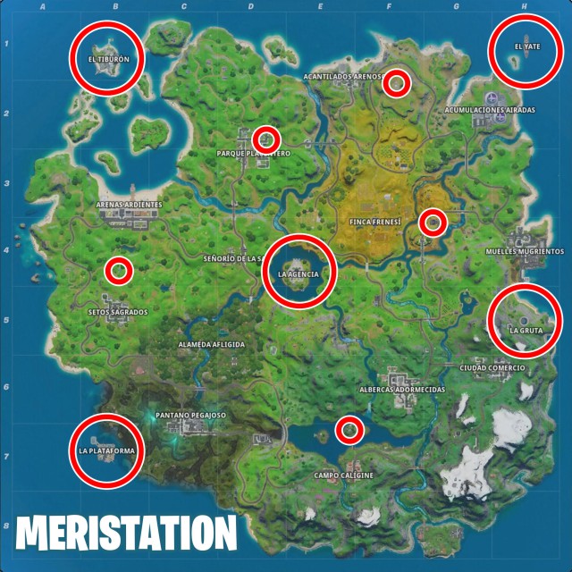 fortnite capitulo 2 temporada 2 desafios informe de brutus desafio escondete en pasadizos secretos en partidas distintas mapa