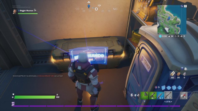fortnite capitulo 2 temporada 2 desafios informe de brutus desafio abre cofres cerrados por escaner de id