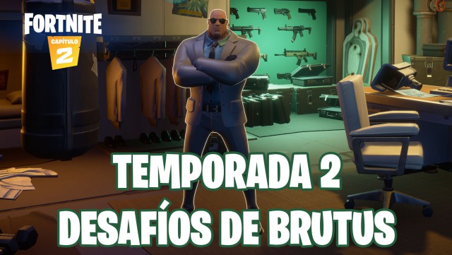 fortnite capitulo 2 temporada 2 desafios de brutus