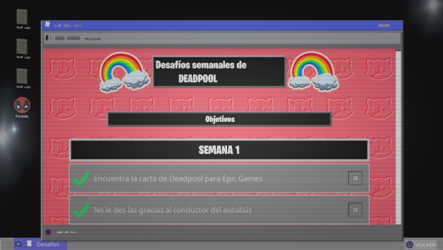 fortnite capitulo 2 temporada 2 desafios de deadpool semana 1