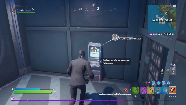 fortnite capitulo 2 temporada 2 tarjeta acceso donde encontrarla