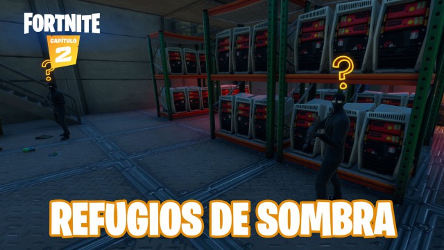 fortnite capitulo 2 temporada 2 desafios informe de brutus desafio refugios de sombra ubicacion donde estan