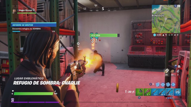 fortnite capitulo 2 temporada 2 desafios informe de brutus desafio encuentra refugios de sombra