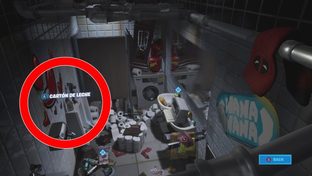 fortnite capitulo 2 temporada 2 desafios de deadpool semana 2 desafifo encuentra el carton de leche de deadpool