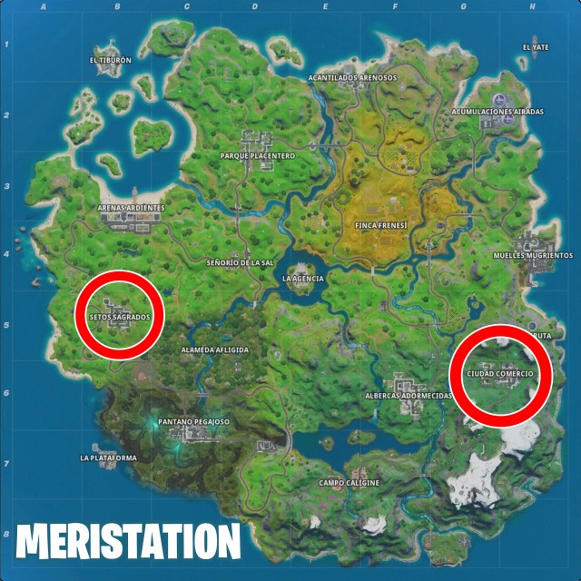  fortnite capitulo 2 temporada 2 desafios juicio de tntina desafio registra cofres en setos sagrados o ciudad comercio mapa