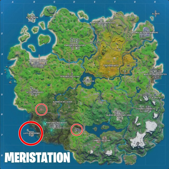  fortnite capitulo 2 temporada 2 desafios juicio de tntina desafio aterriza en la plataforma hidro 16 y aserradero atolladero mapa
