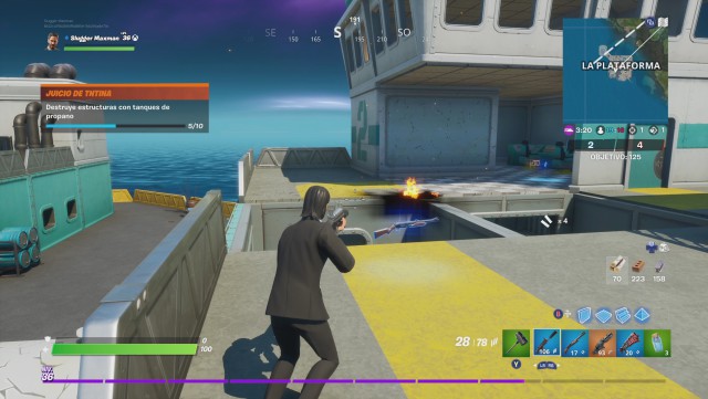 fortnite capitulo 2 temporada 2 desafios juicio de tntina desafio destruye estructuras con tanques de propano