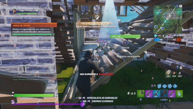 fortnite capitulo 2 temporada 2 desafios juicio de tntina desafio elimina a 2 jugadores sin usar objetos de escudo o de curacion entre eliminaciones