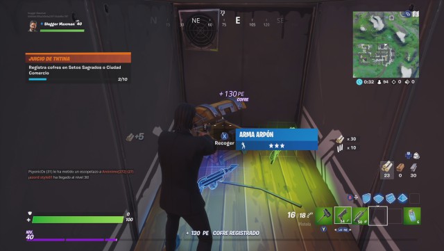 fortnite capitulo 2 temporada 2 desafios juicio de tntina desafio registra cofres en setos sagrados o ciudad comercio