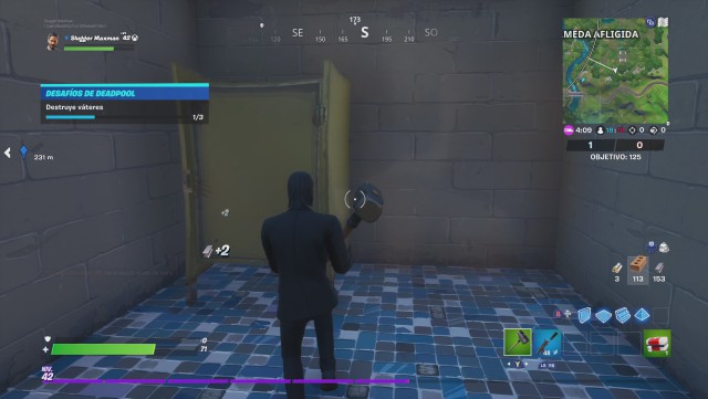 fortnite capitulo 2 temporada 2 desafios de deadpool semana 3 desafio destruye vateres