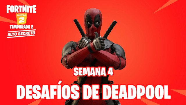 fortnite capitulo 2 temporada 2 desafios de deadpool semana 4