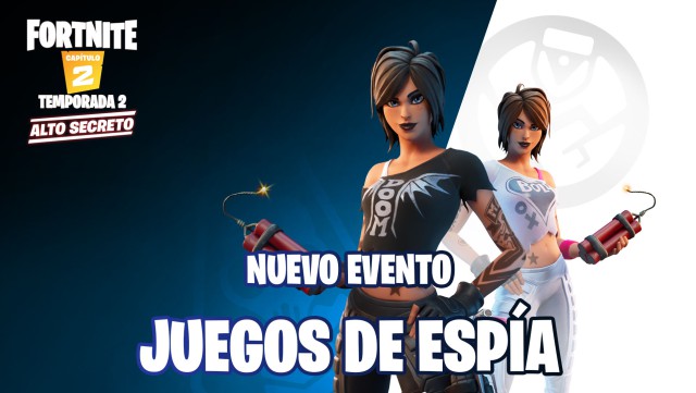 fortnite capitulo 2 temporada 2 evento juegos de espia operaciones
