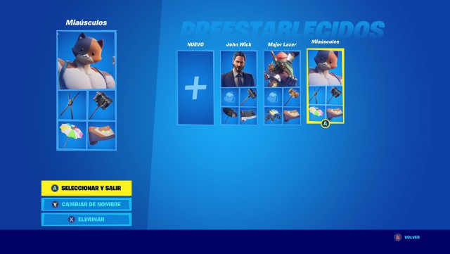 fortnite capitulo 2 temporada 2 taquilla personalizada conjuntos