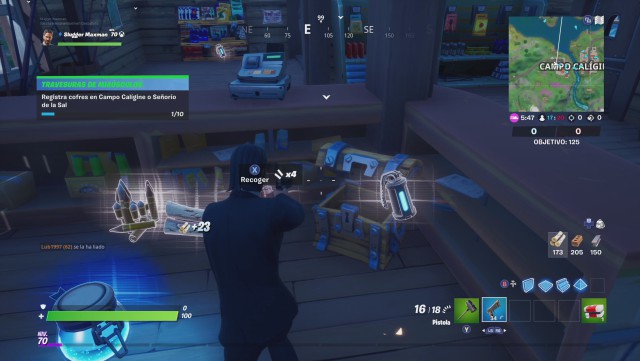 fortnite capitulo 2 temporada 2 desafios travesuras de miausculos desafio registra cofres en campo caligine o señorio de la sal