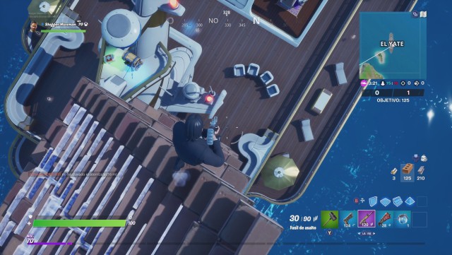 fortnite capitulo 2 temporada 2 desafios travesuras de miausculos desafio sobrevive a una caida desde al menos 5 pisos de altura