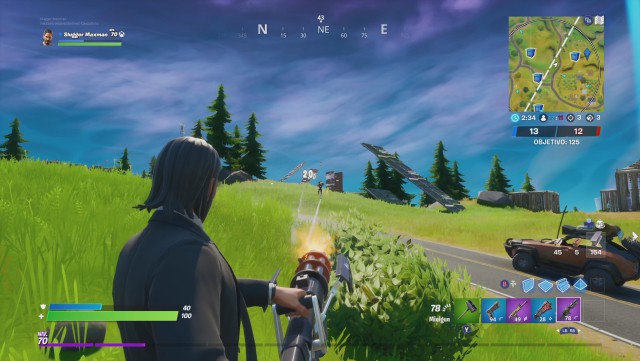 fortnite capitulo 2 temporada 2 desafios travesuras de miausculos desafio inflige daño a jugadores con la minigun