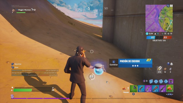 fortnite capitulo 2 temporada 2 desafios travesuras de miausculos desafio consume pescado para obtener salud o escudo