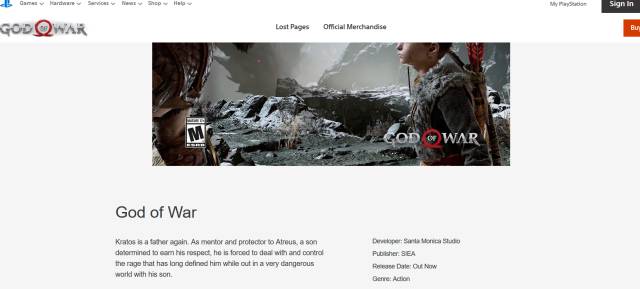 Debajo del título ya no aparece el sello de "Solo en PlayStation"