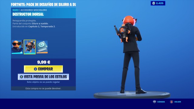fortnite capitulo 2 temporada 2 pack desafios siluro a sueldo pescado skin contract giller agente agallas