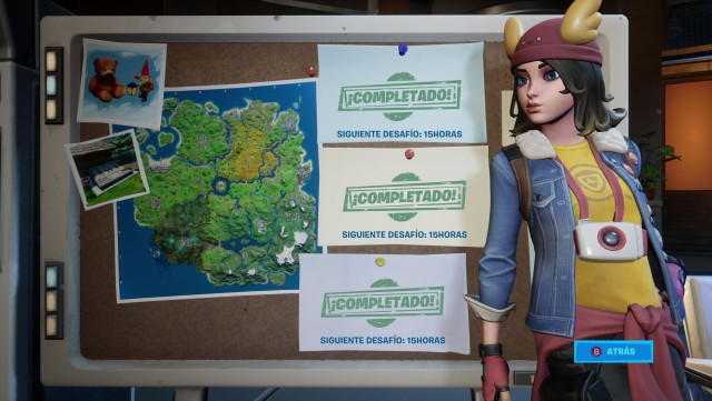 fortnite capitulo 2 temporada 2 desafio secreto osos gnomos miel telescopios