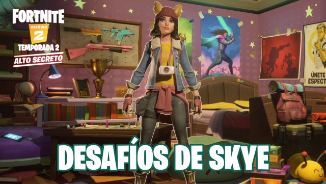 fortnite capitulo 2 temporada 2 desafios de skye