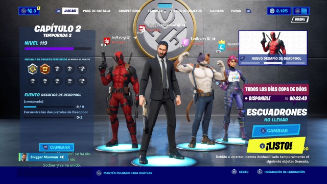 fortnite capitulo 2 temporada 2 deadpool skin como conseguirlo