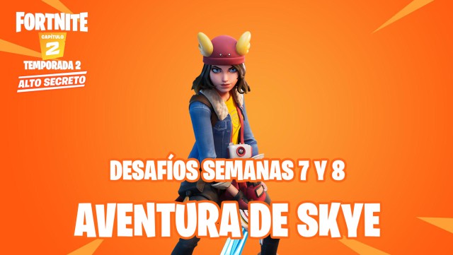 fortnite capitulo 2 temporada 2 desafios aventura de skye