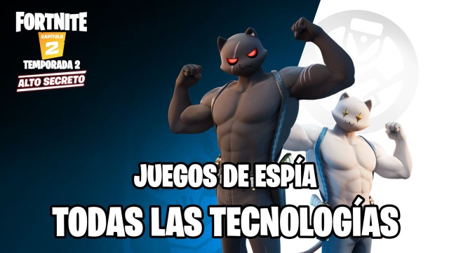 fortnite capitulo 2 temporada 2 juegos de espia todas las tecnologias