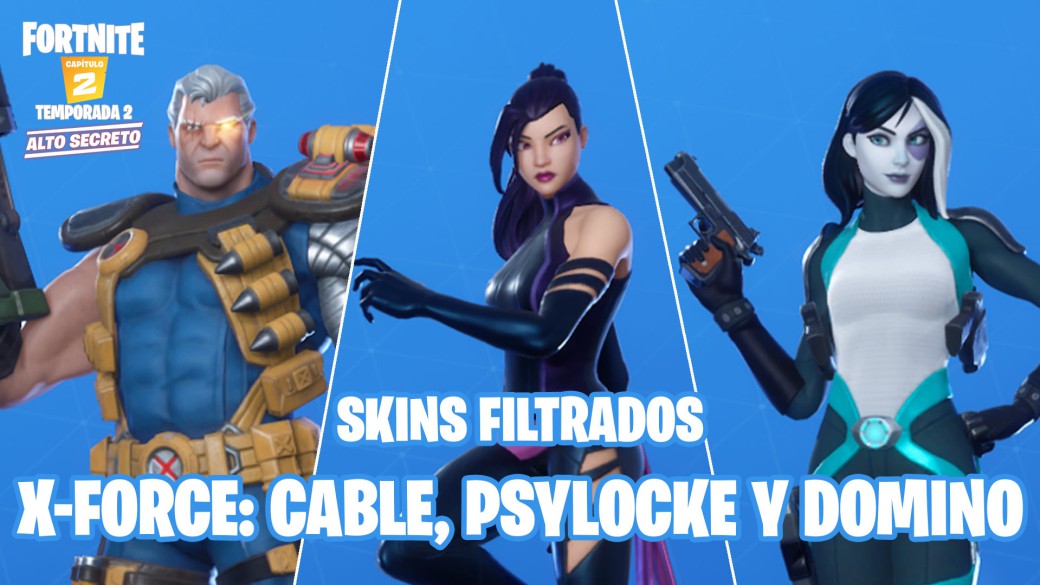 Fortnite Skins De Cable Psylocke Y Domino De X Force De Marvel Llegarán Al Juego Meristation