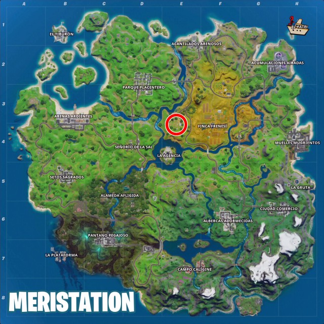 fortnite capitulo 2 temporada 2 desafios mision de midas desafio lleva un oso de peluche rosa gigante encontrado en carretes comprometidos durante 100 metros mapa